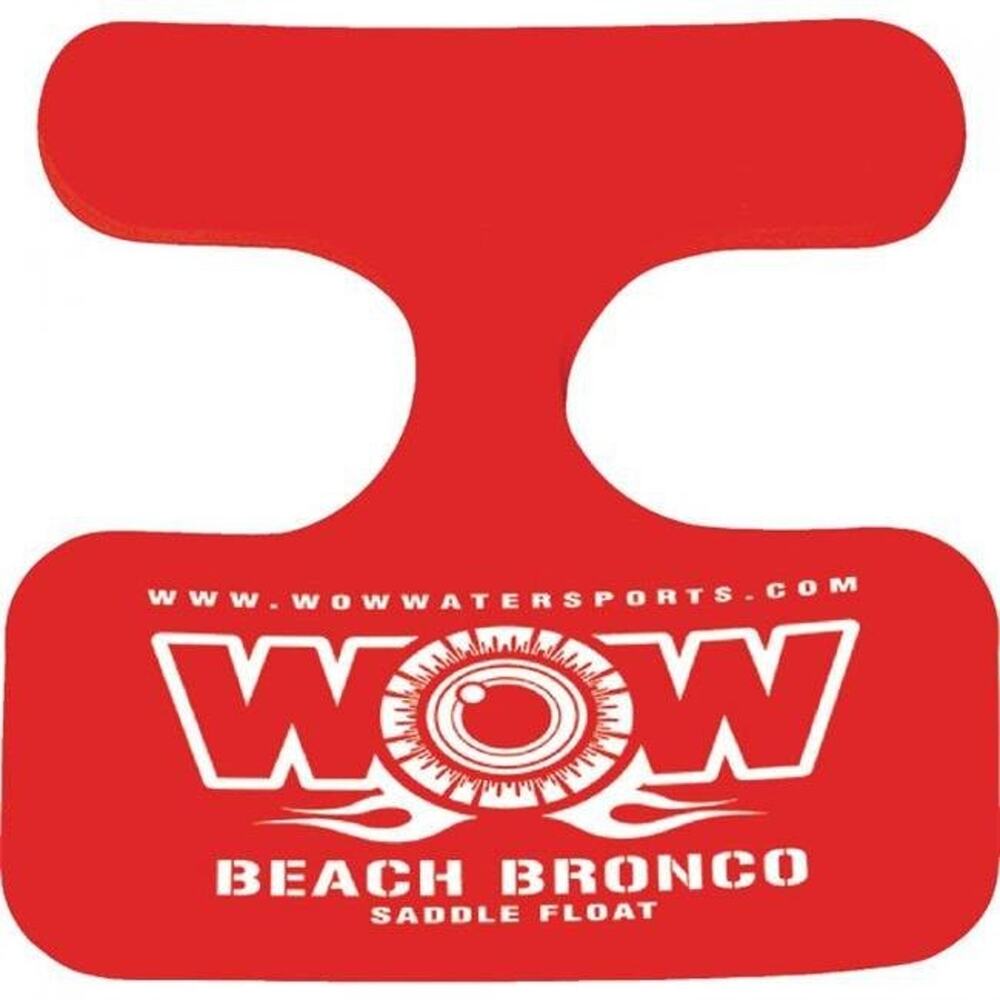 Wow Sports Beach Bronco Float WOW-142140 8.5 x 27 in. Red BM1